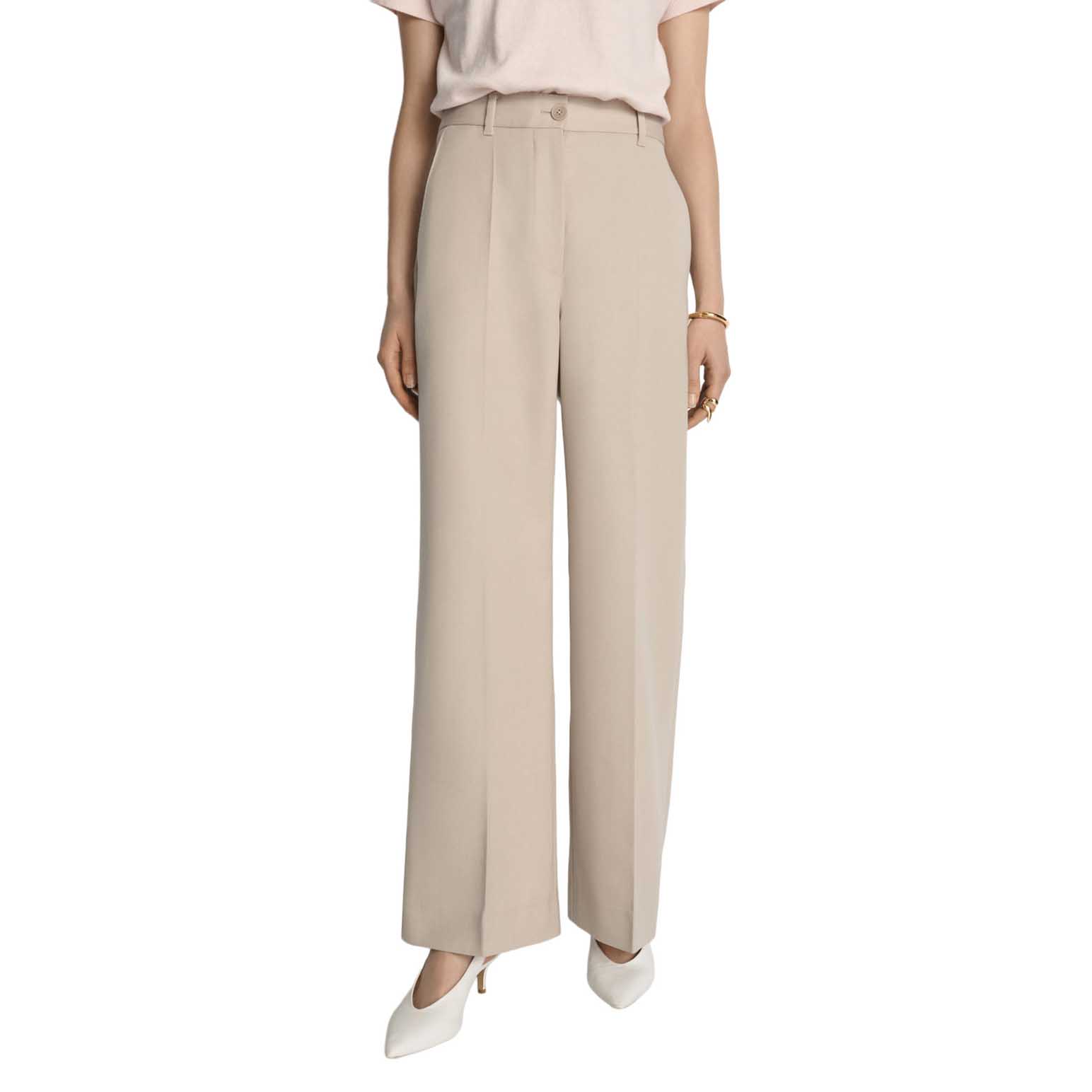 Veronika Maine Wool Wide Leg Pant